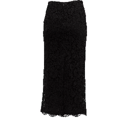 Women Black Lace Skirt