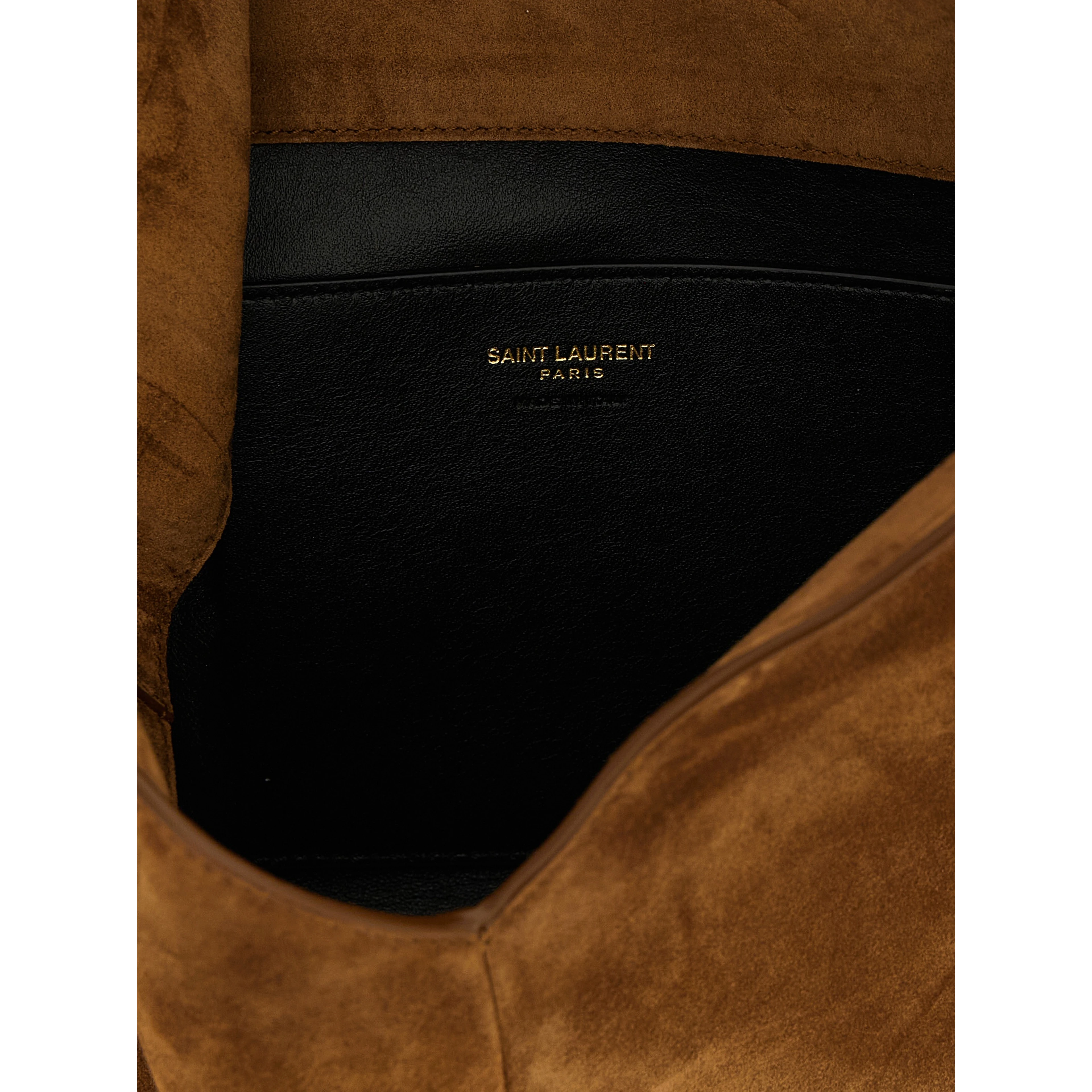 Brown Calfskin Clutch Bag
