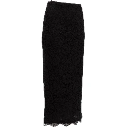 Women Black Lace Skirt