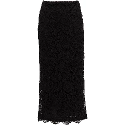 Women Black Lace Skirt