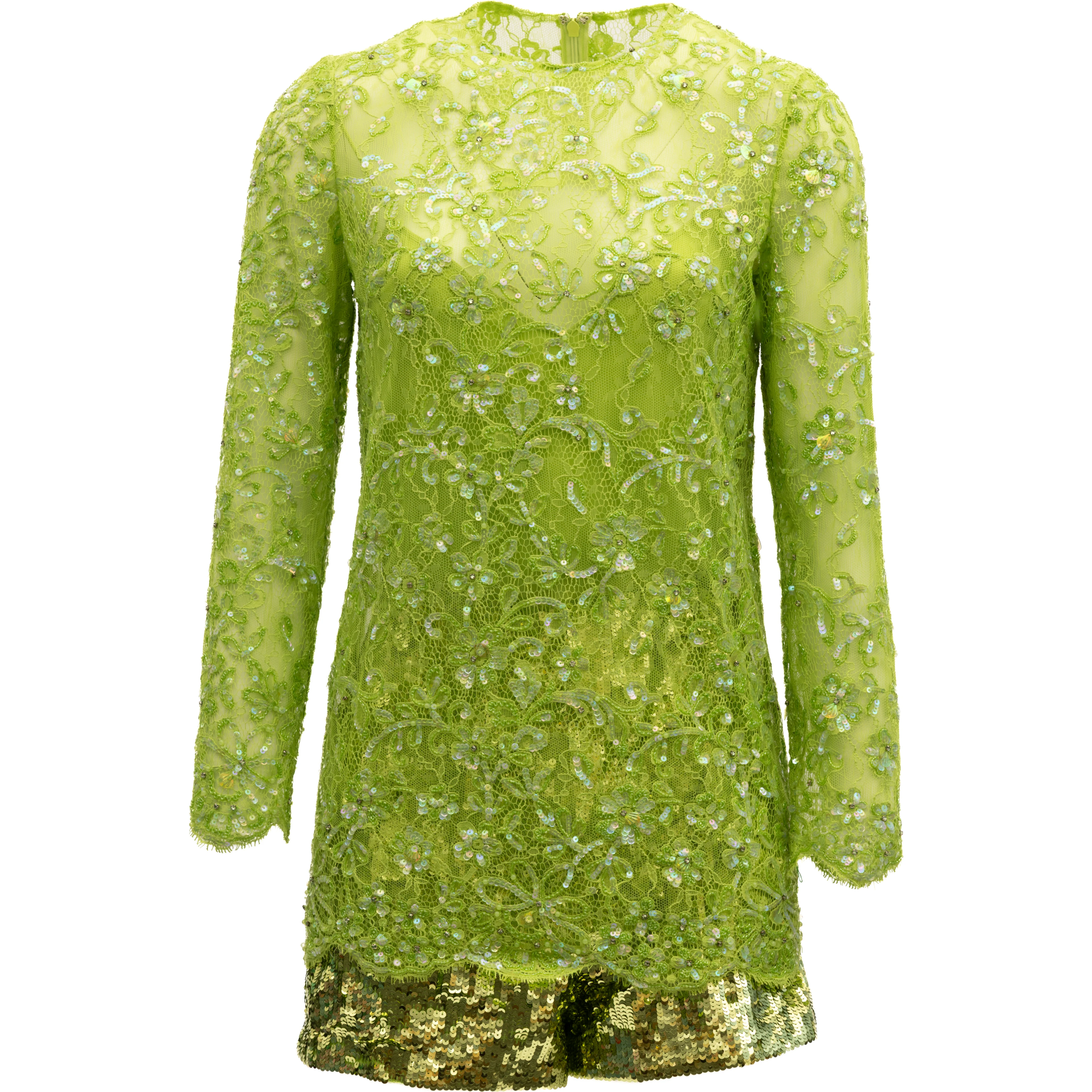 Women Green Sequin Jumpsuit