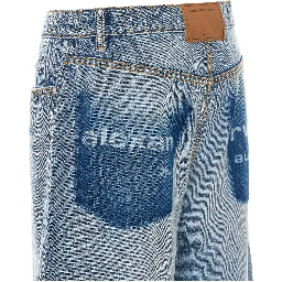 جينز ألكسندر وانغ أزرق