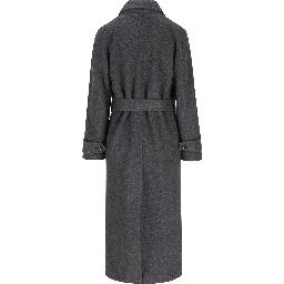 MAX MARA Coats Grey
