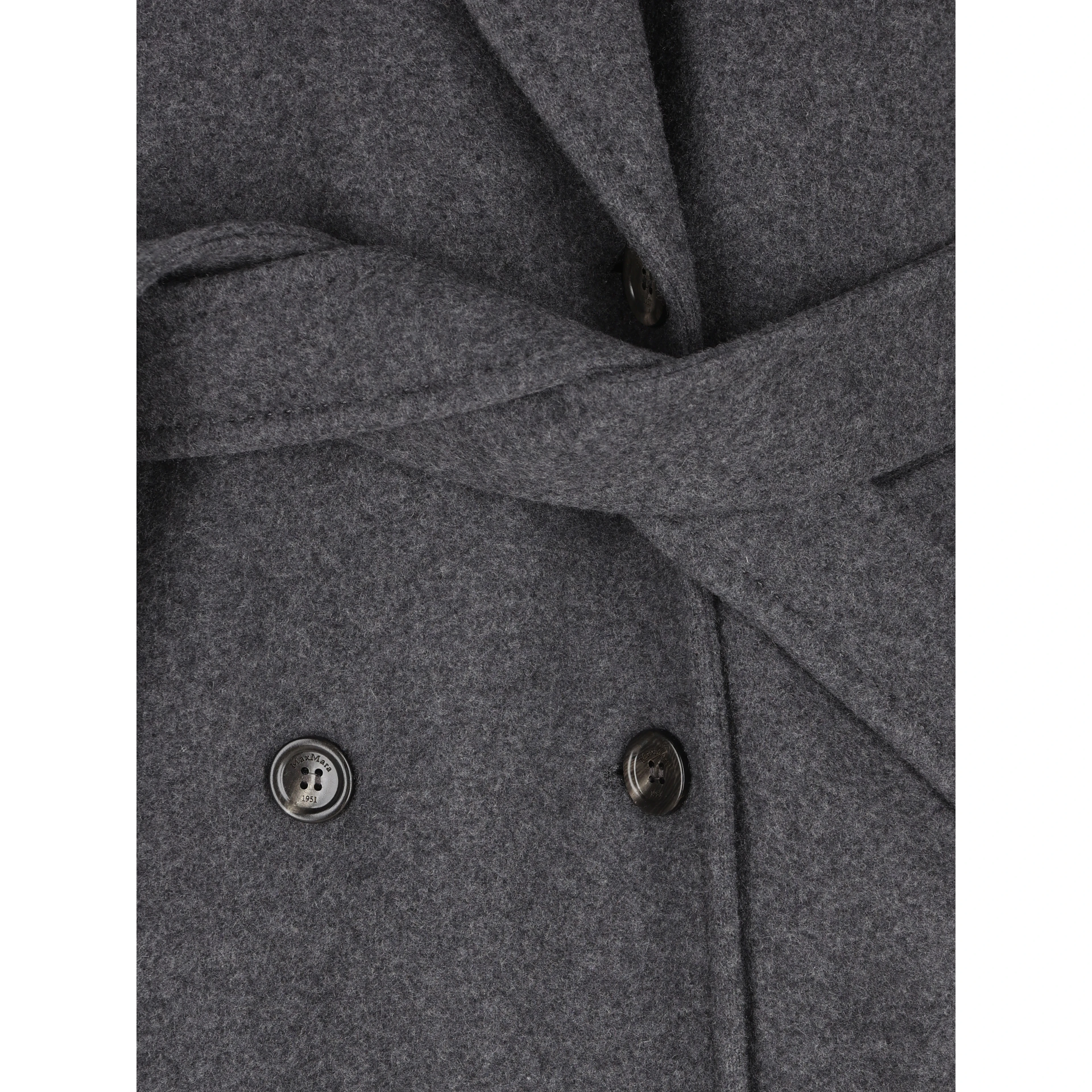 MAX MARA Coats Grey