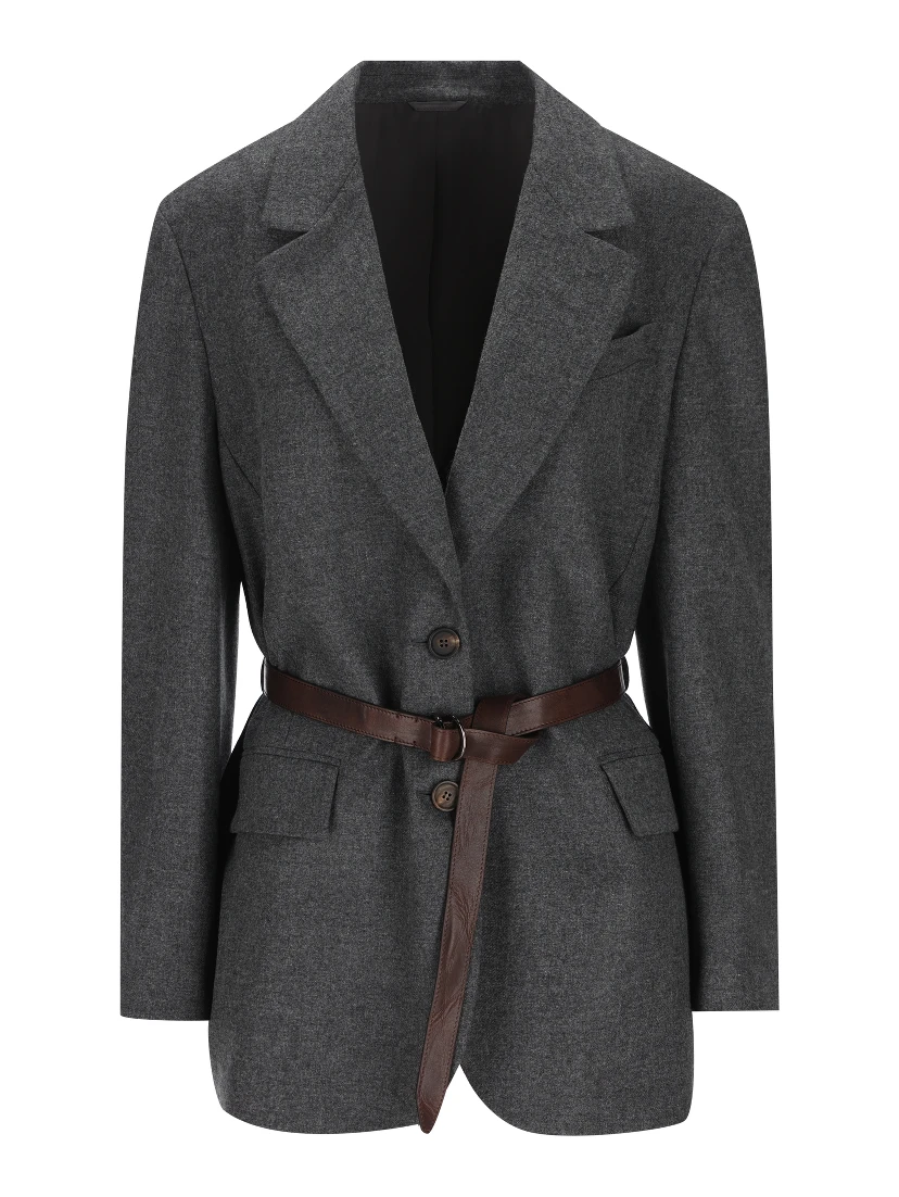 Brunello Cucinelli Jackets Grey