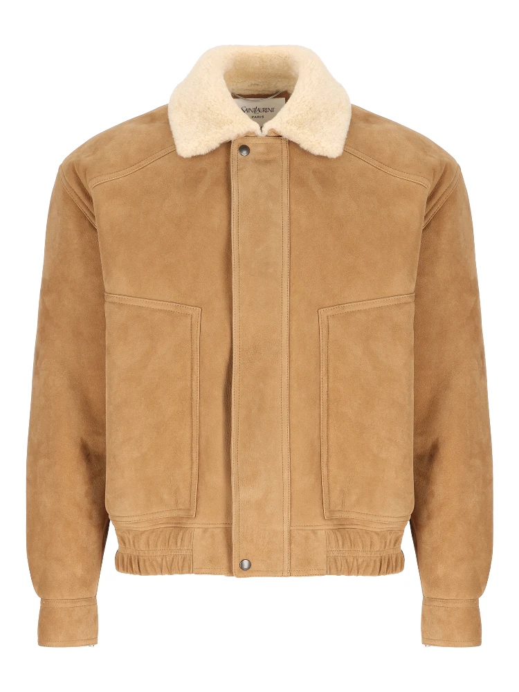 SAINT LAURENT Jackets Beige