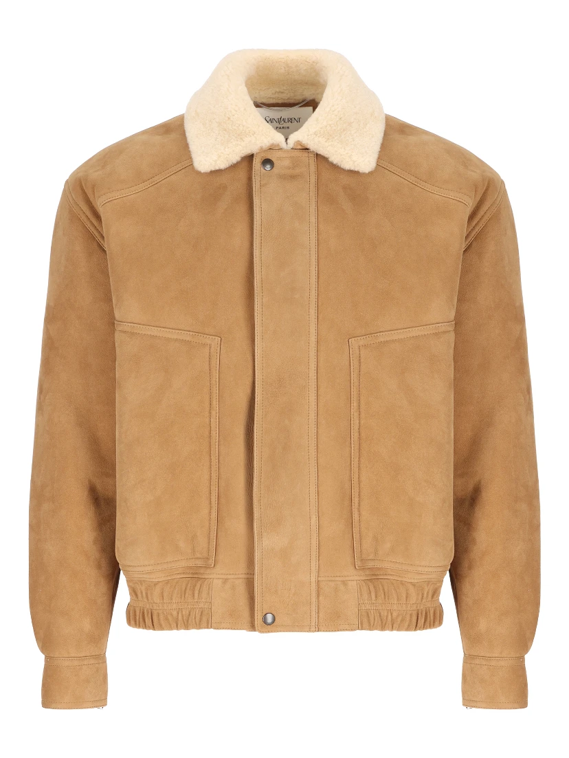 SAINT LAURENT Jackets Beige