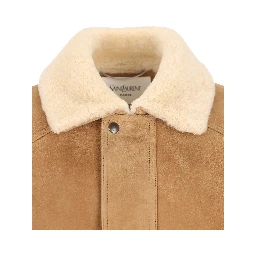 SAINT LAURENT Jackets Beige