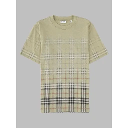 t-shirt con stampa check