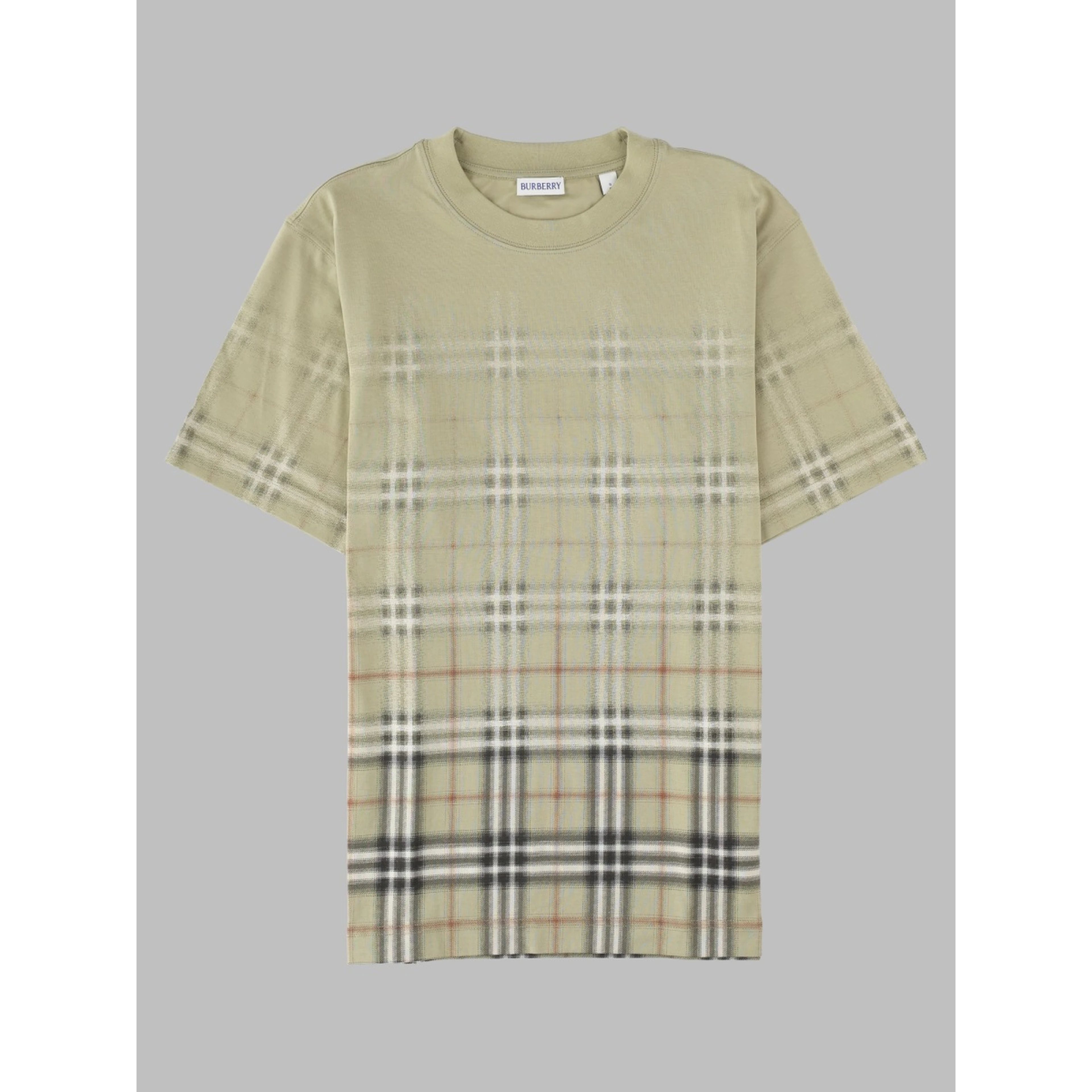 t-shirt con stampa check