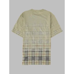 t-shirt con stampa check