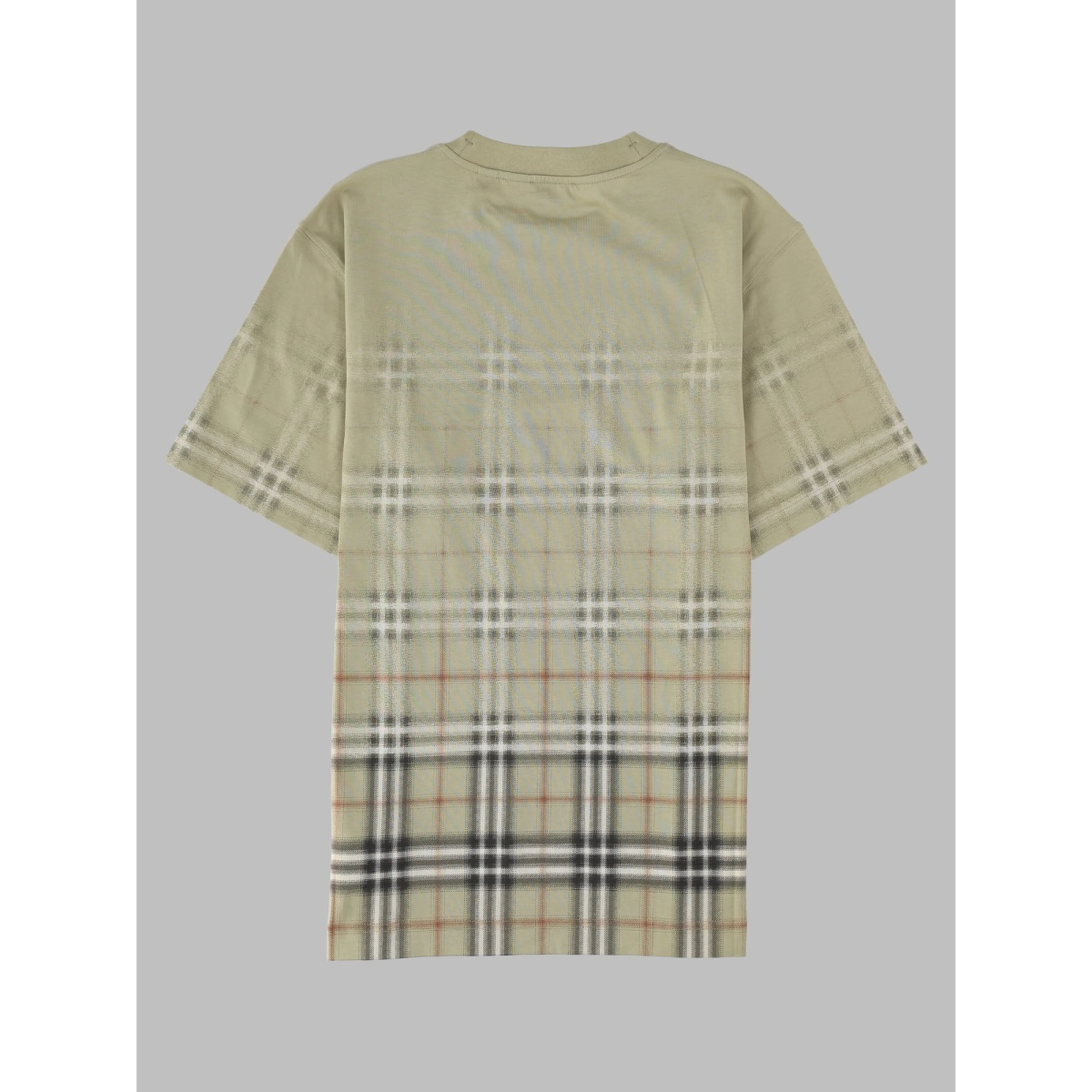 t-shirt con stampa check