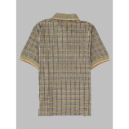 Polo in misto cotone Check
