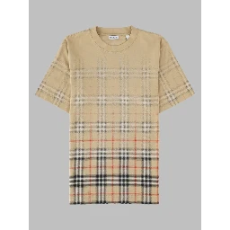 t-shirt con stampa check