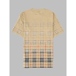t-shirt con stampa check
