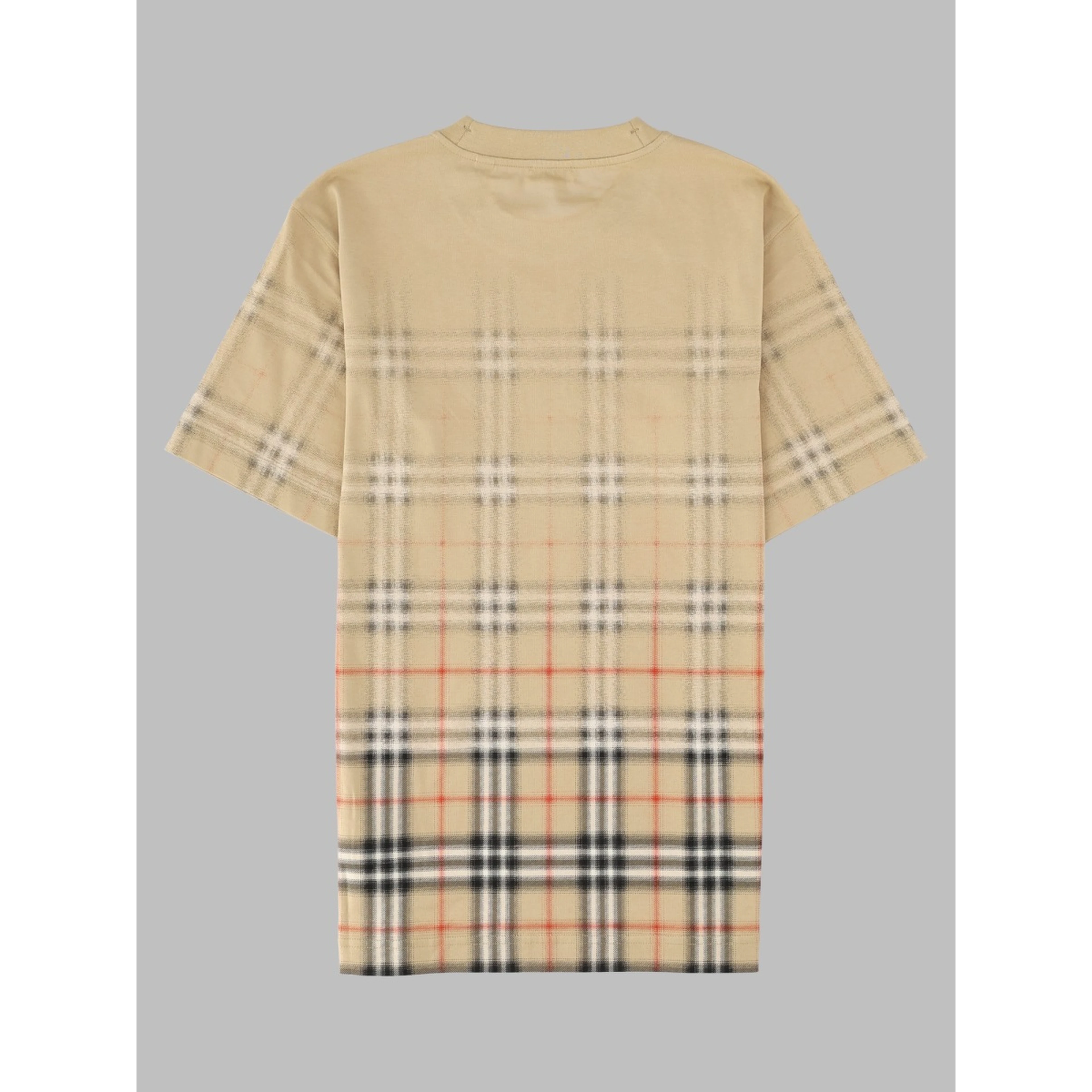 t-shirt con stampa check