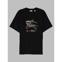 T-shirt in cotone con Knight Check
