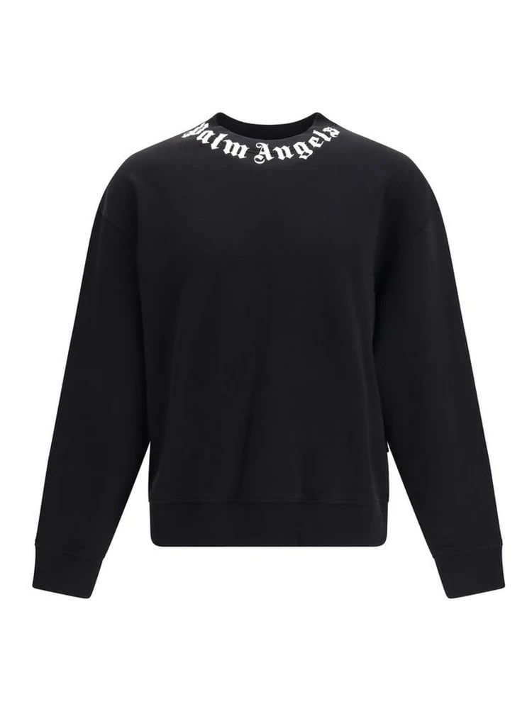 Black Cotton Sweatshirt