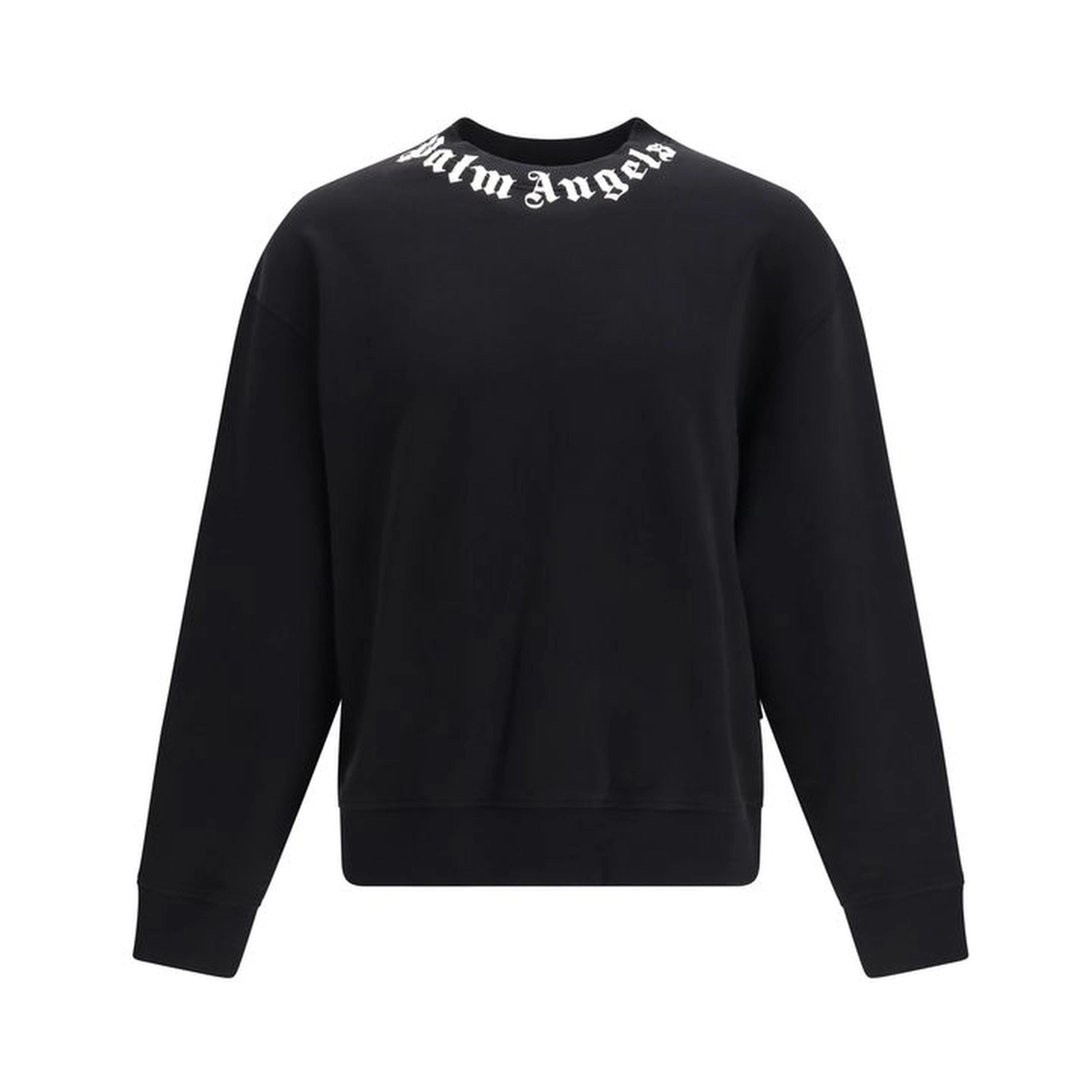Black Cotton Sweatshirt