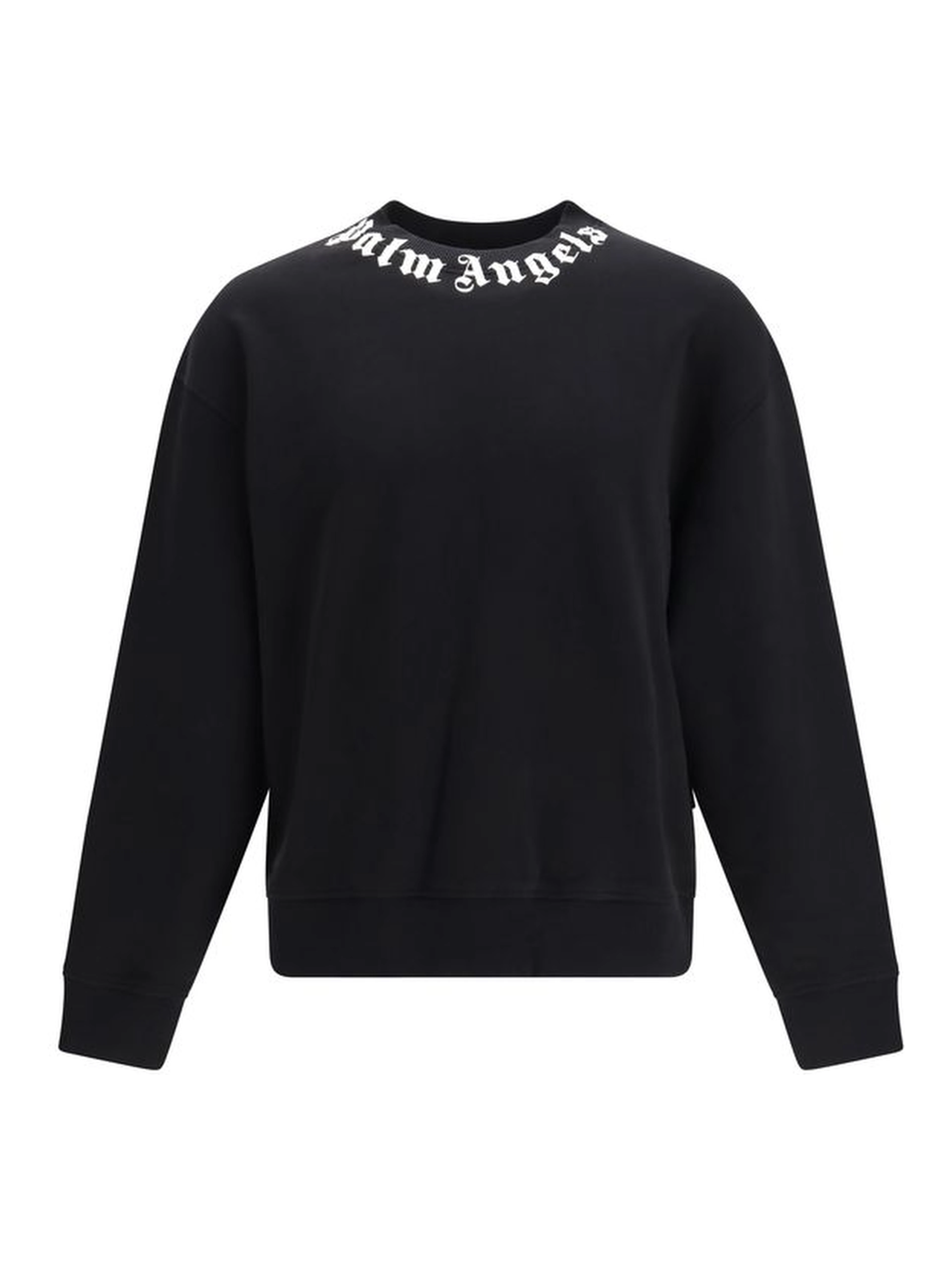 Black Cotton Sweatshirt