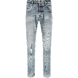 Blue Cotton Jeans Denim