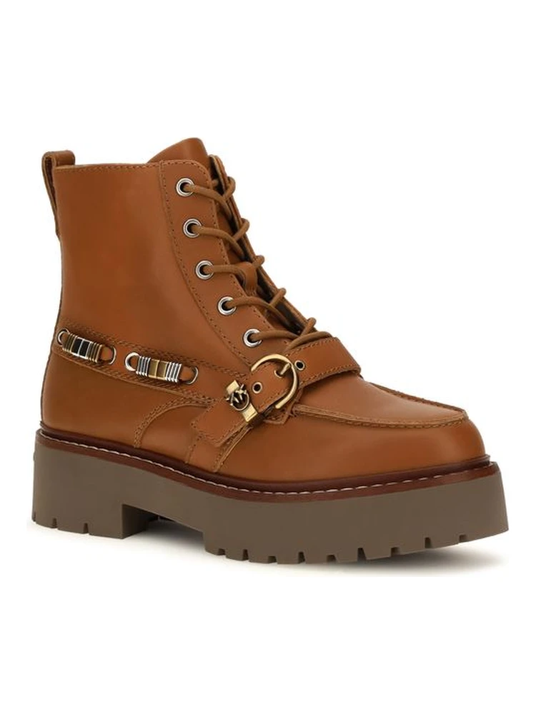 Brown Calf Leather Bos Taurus Lace-Up Boots alternative