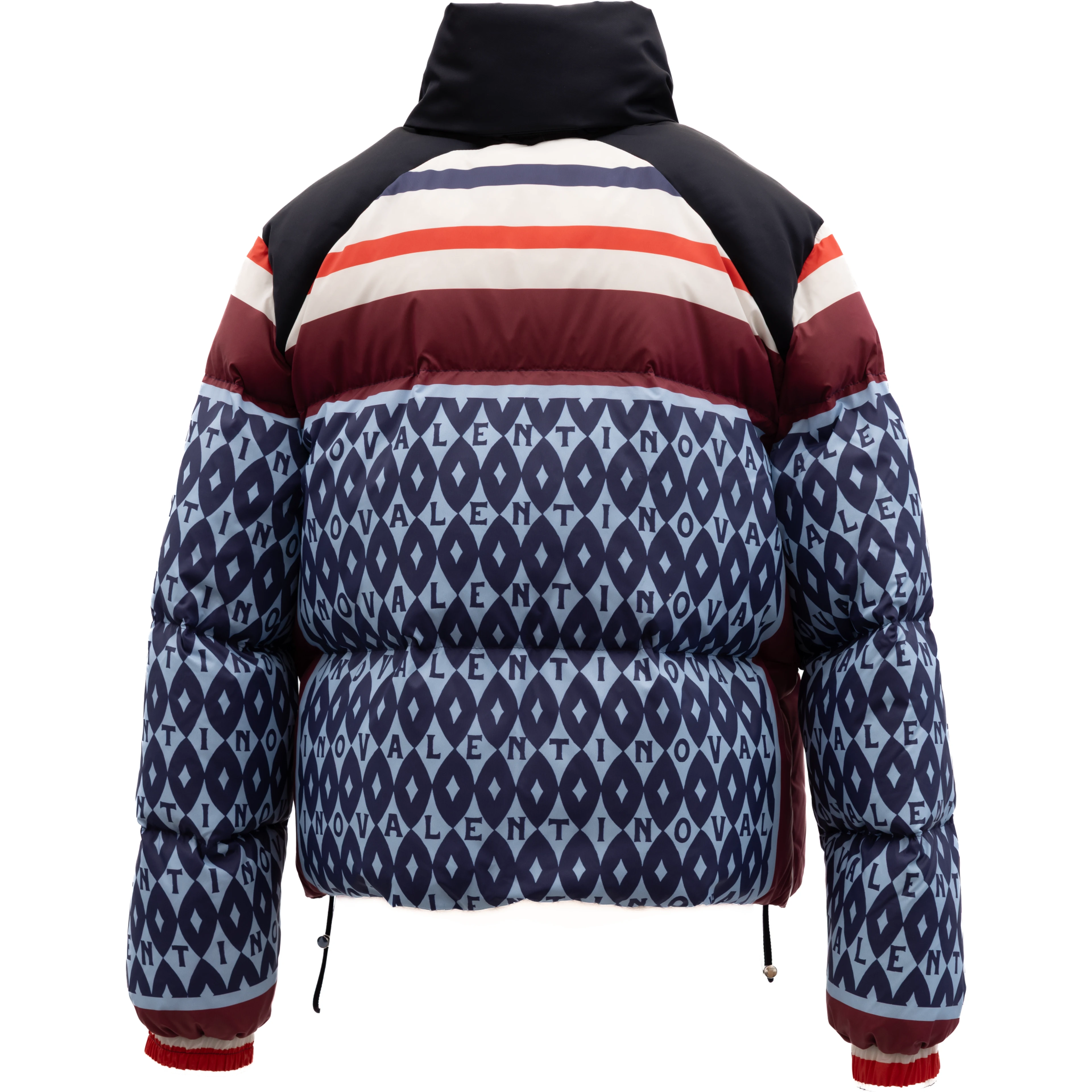 Women Wool Coat in Burgundy