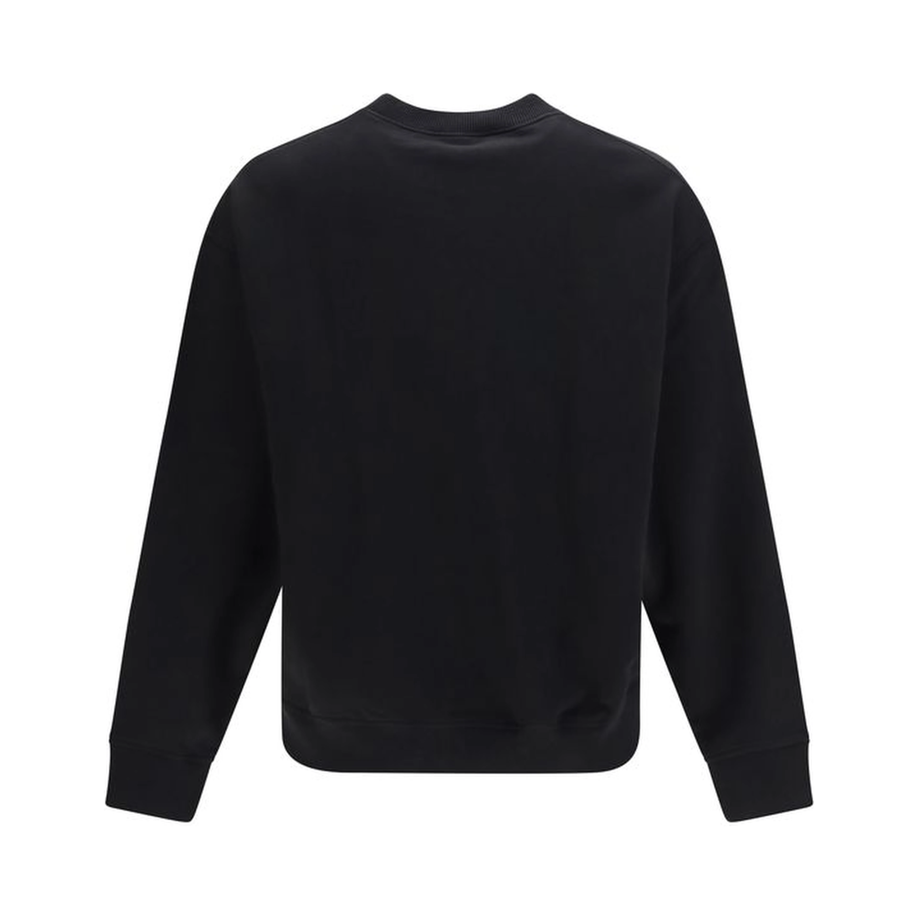 Black Cotton Sweatshirt