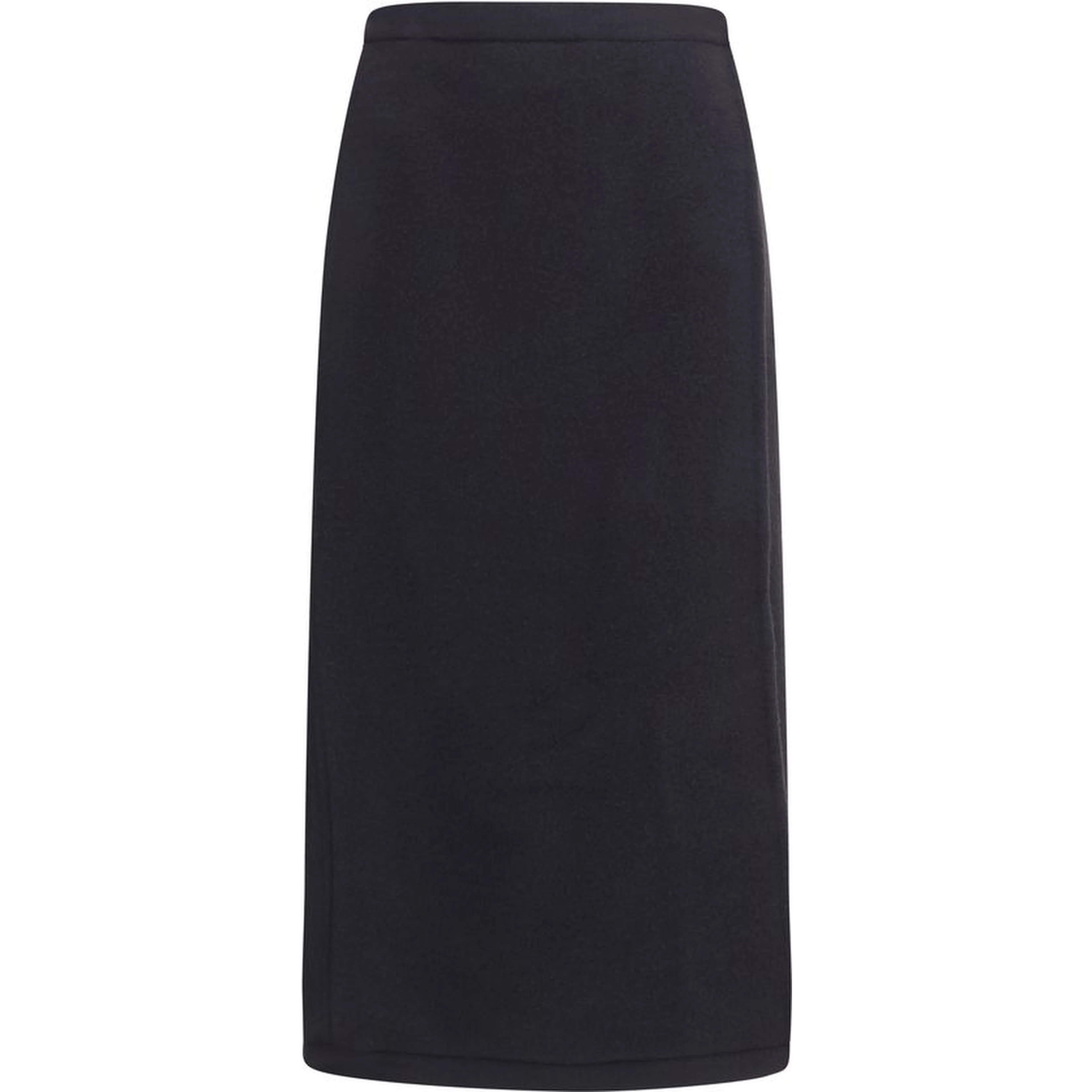 Black Wool Oves Aries Midi Skirt