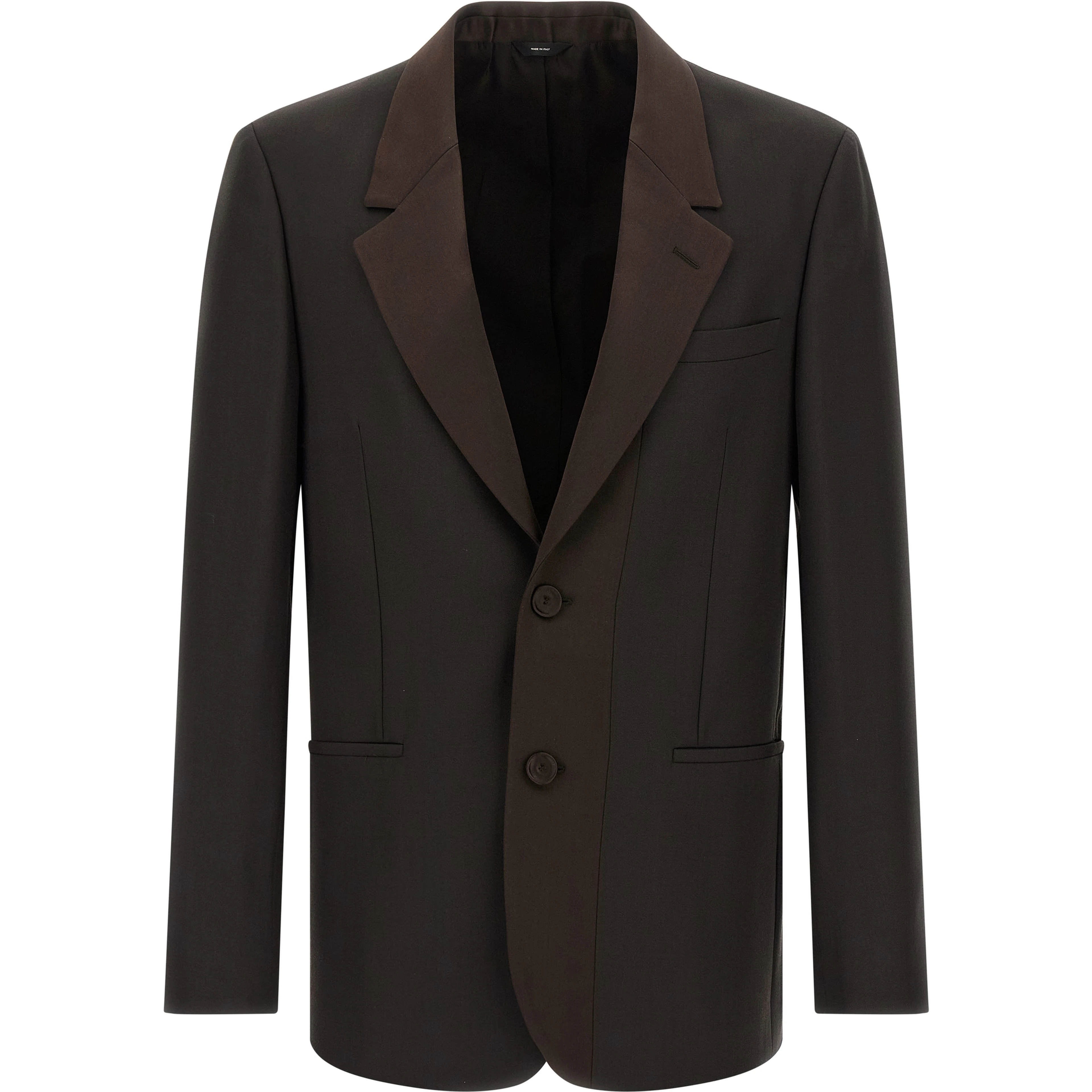 Brown Polyester Blazer