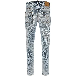 Blue Cotton Jeans Denim
