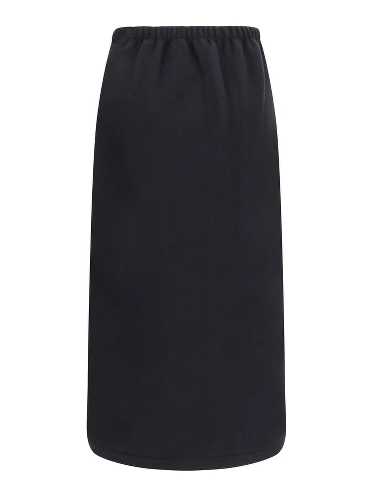 Black Wool Oves Aries Midi Skirt alternative