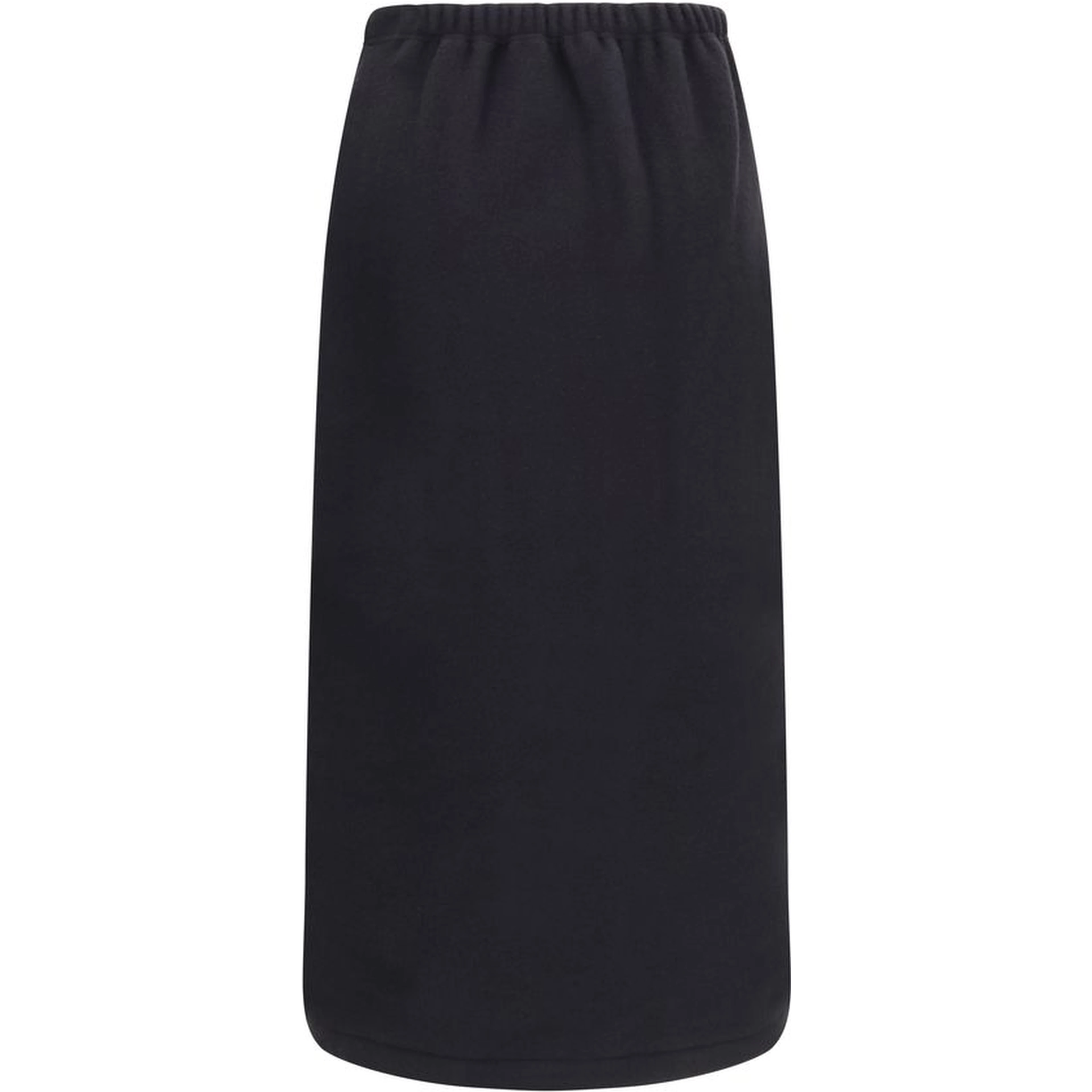 Black Wool Oves Aries Midi Skirt