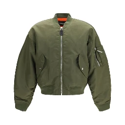 Bicolor Nylon Bomber