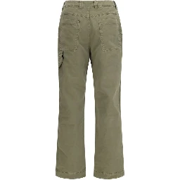 Bicolor Cotton Casual Pants