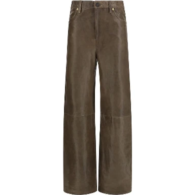 Brown Leather Pants