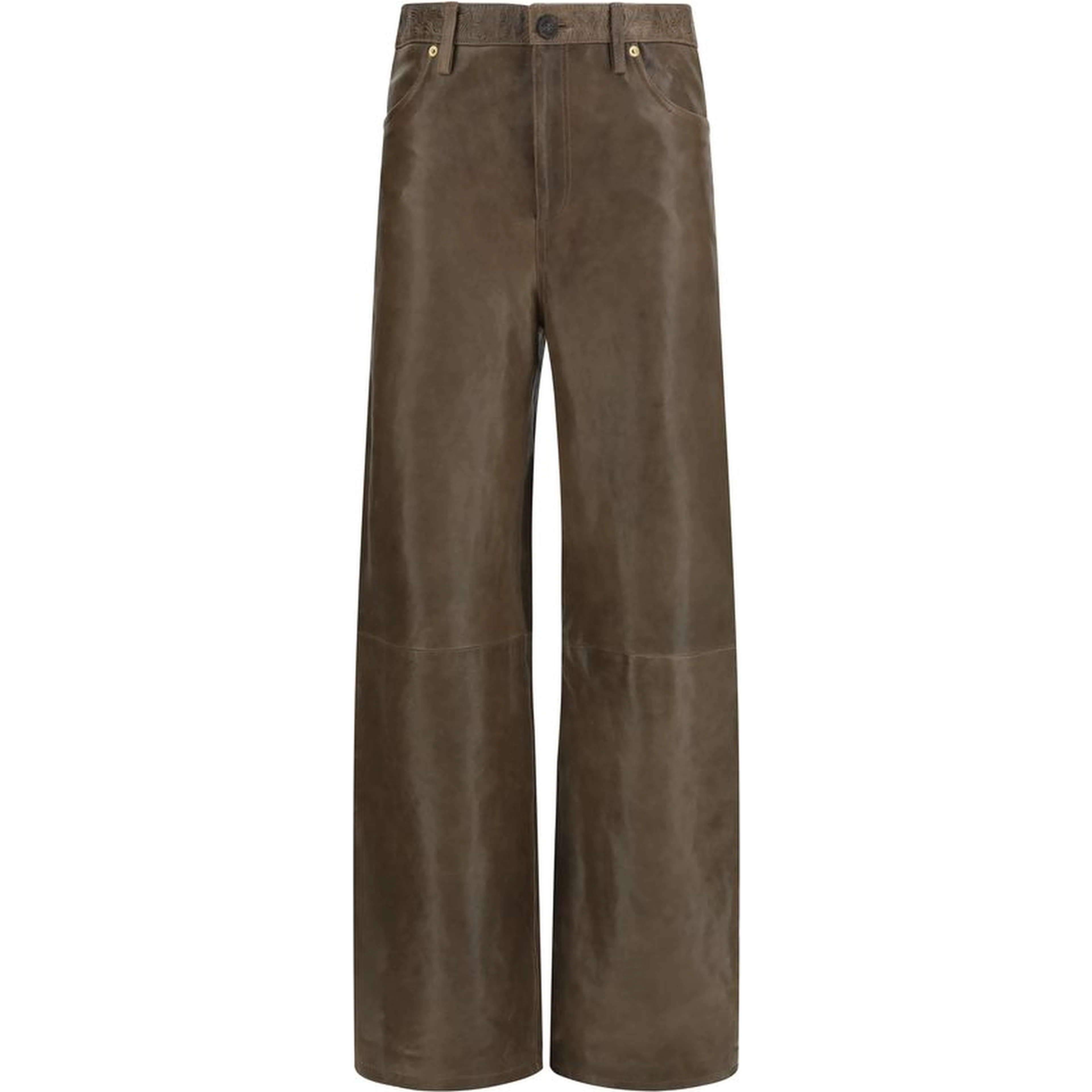 Brown Leather Pants
