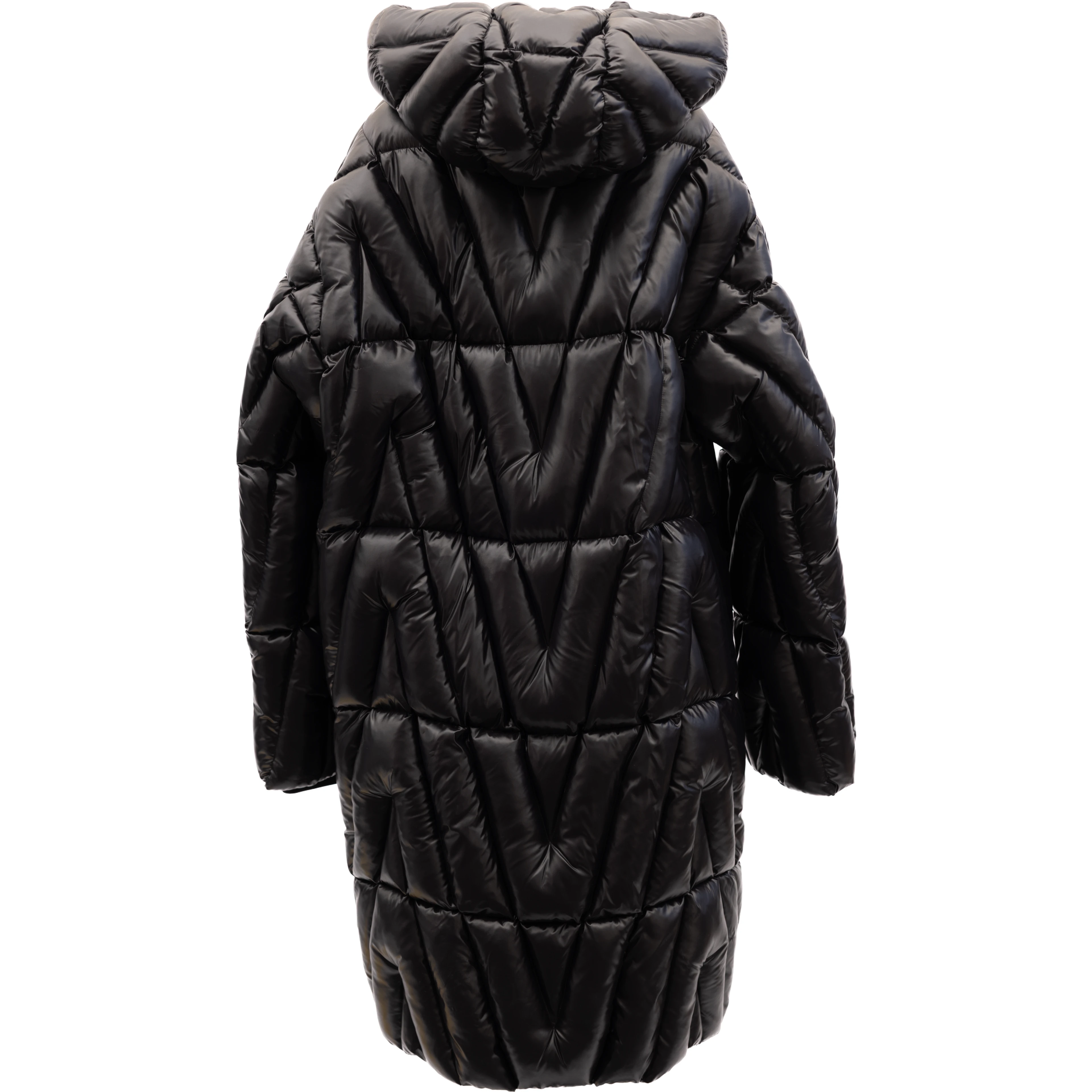 Black Women Wool Coat