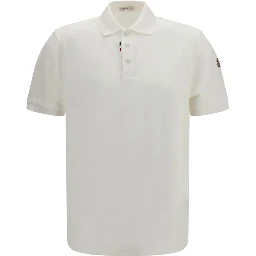 White Cotton Polo Shirt