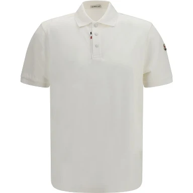 White Cotton Polo Shirt