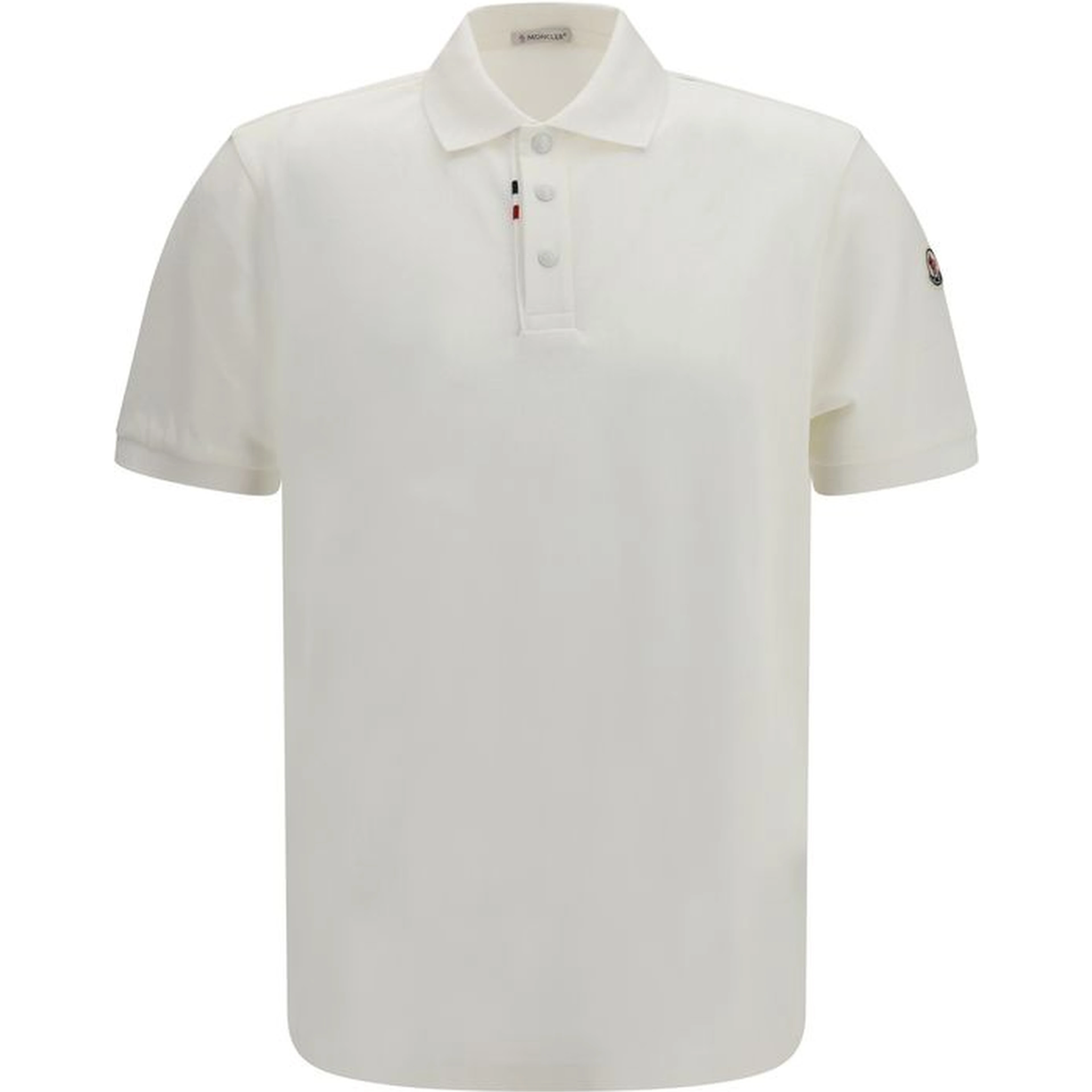 White Cotton Polo Shirt