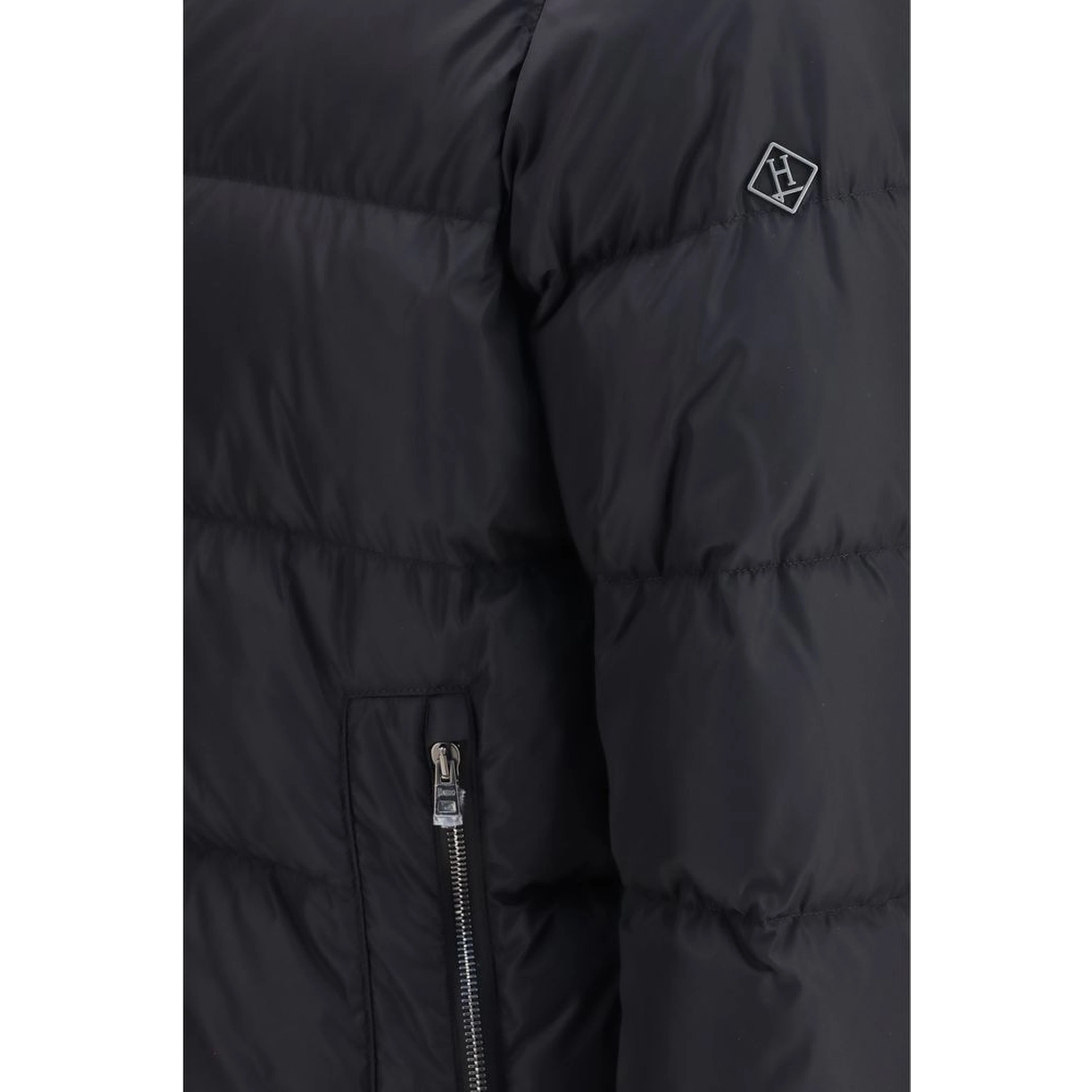 Black Goose Down Shell Jacket