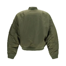 Bicolor Nylon Bomber