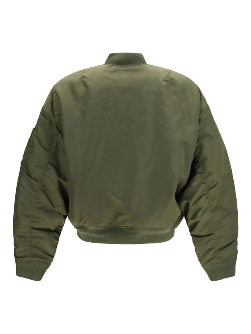 Bicolor Nylon Bomber