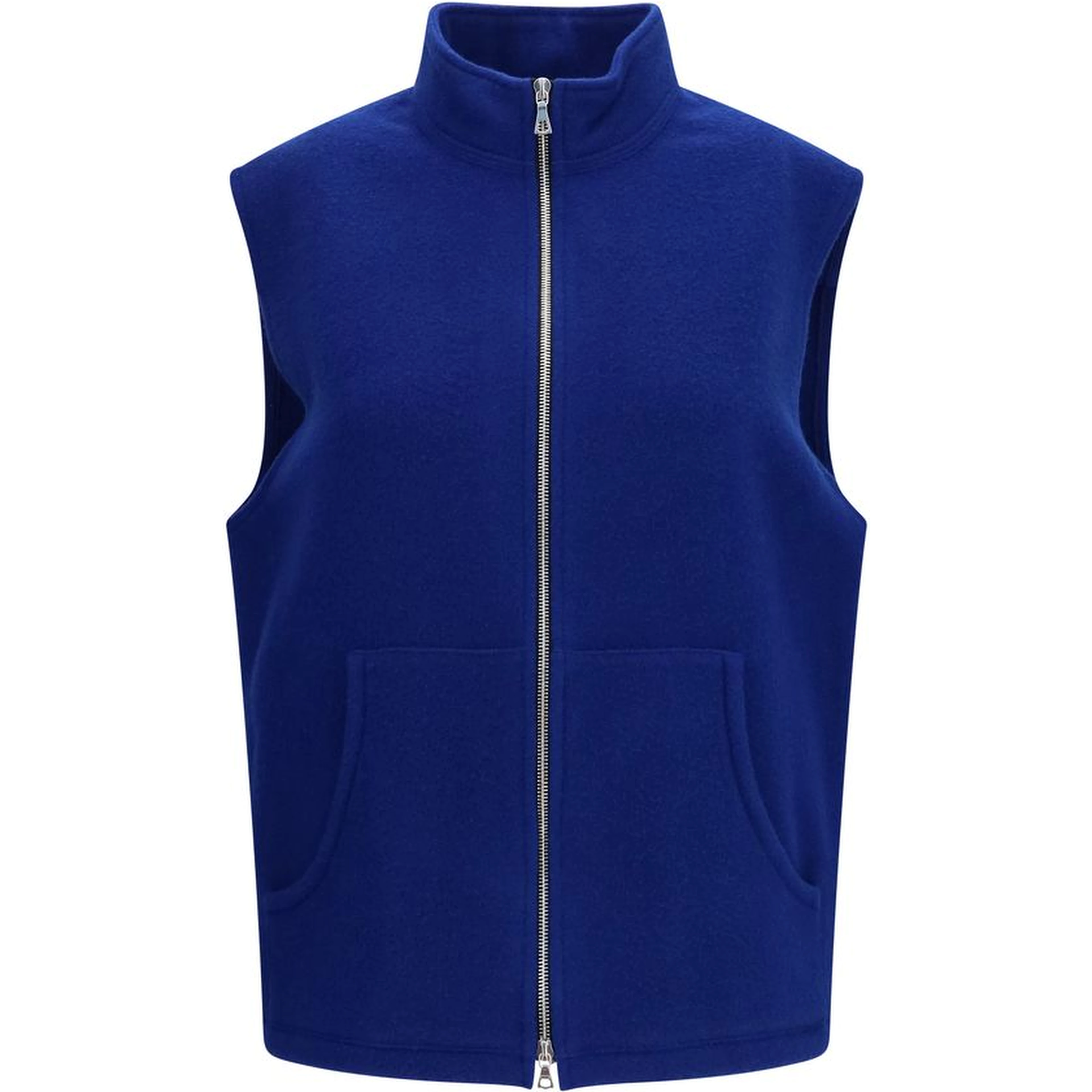 Blue Wool Oves Aries Sleeveless Jacket