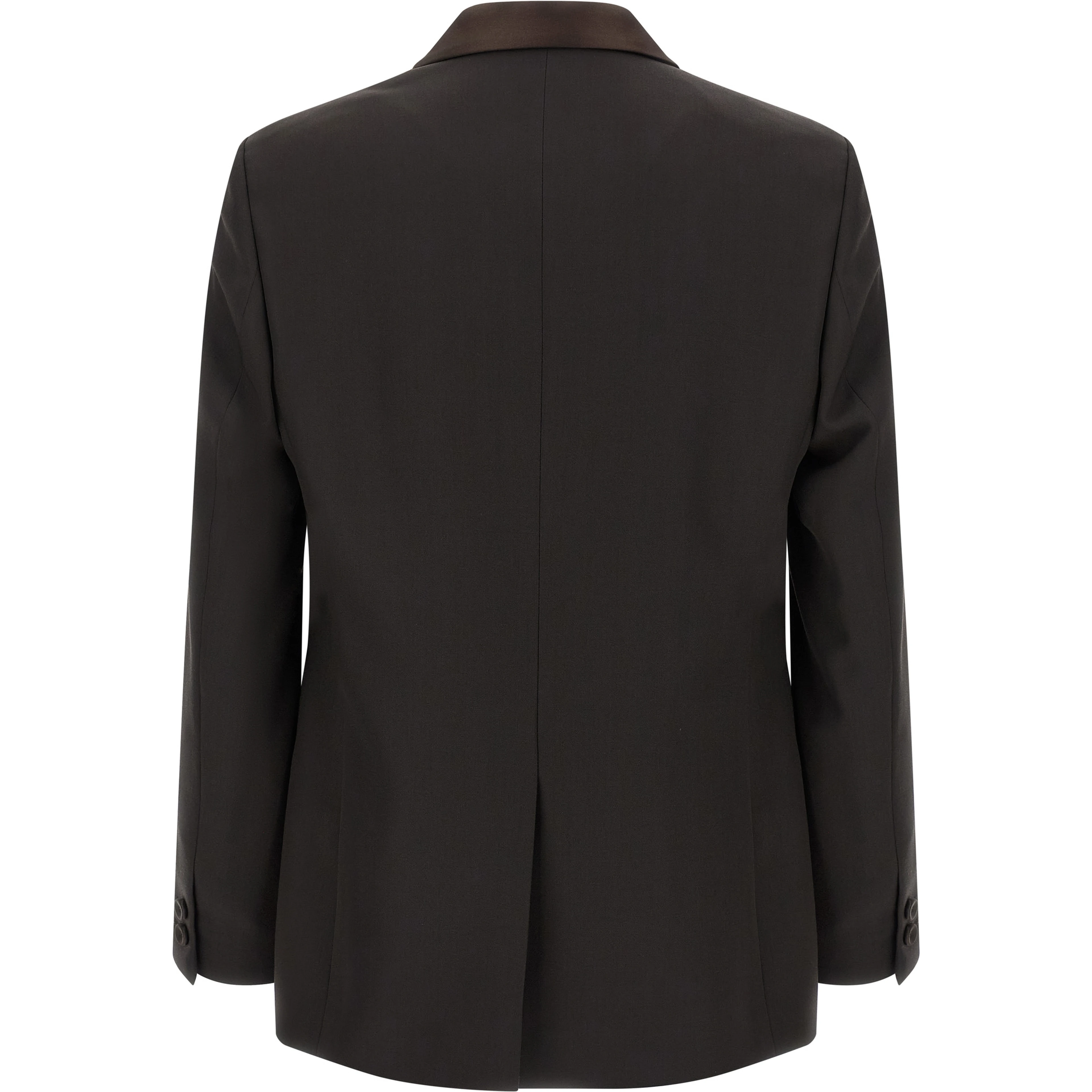 Brown Polyester Blazer