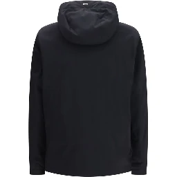 Black Polyester Shell Jacket