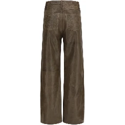 Brown Leather Pants