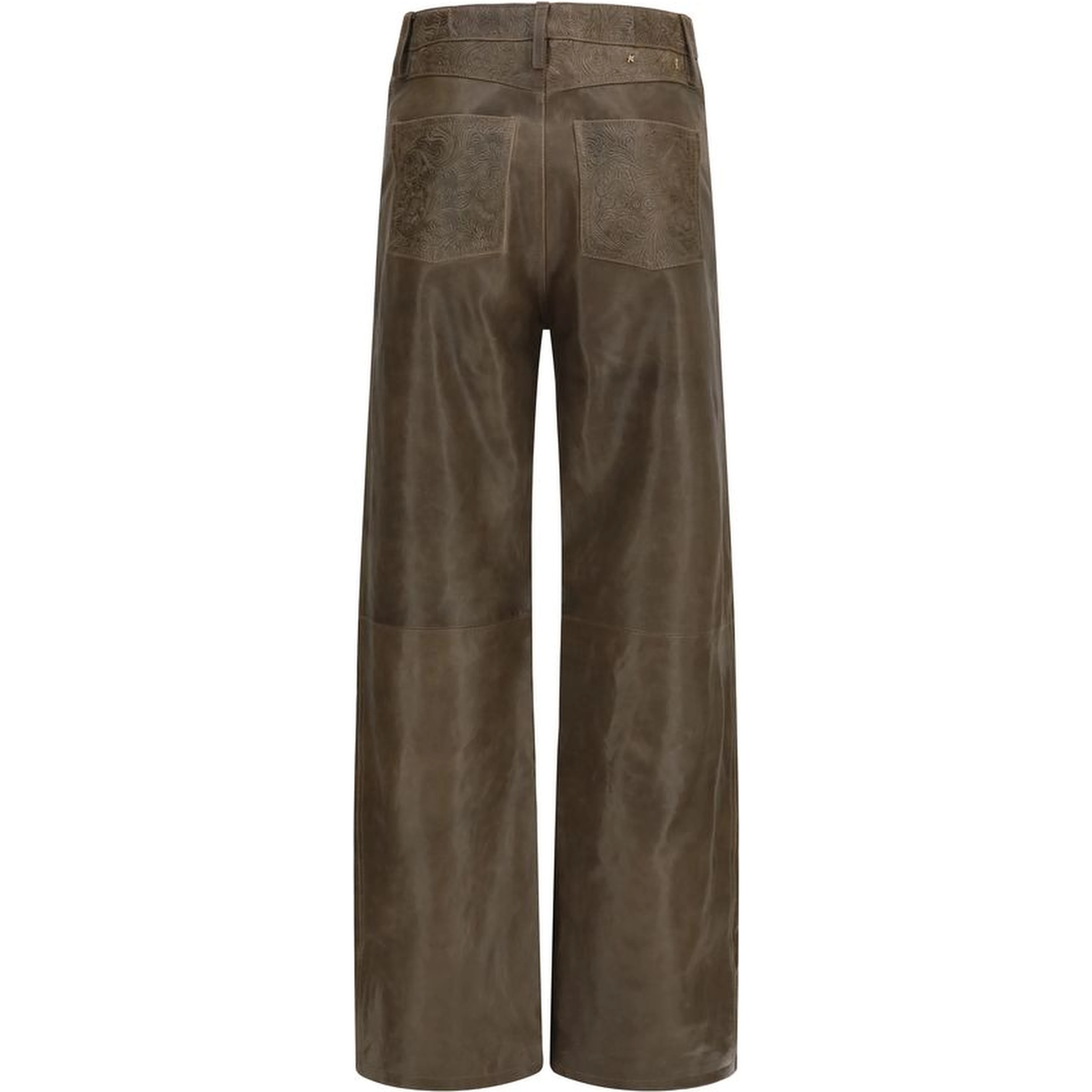 Brown Leather Pants