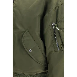 Bicolor Nylon Bomber